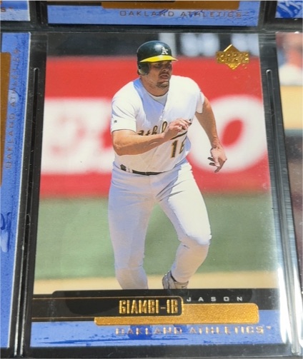 2000 Upper Deck #185 Jason Giambi — front