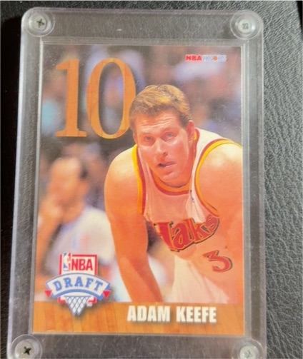1992-93 NBA Hoops #10 Adam Keefe — front