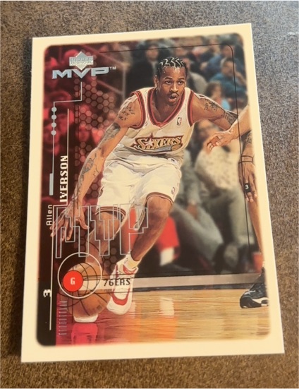 1999-00 Upper Deck MVP #118 Allen Iverson — front