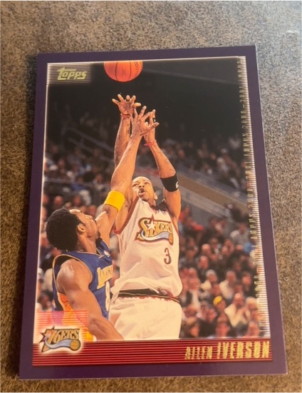 1993-94 Topps #279 Allen Iverson — front
