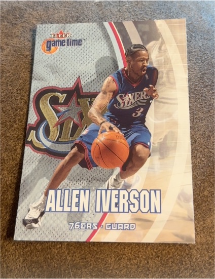 2000-01 Fleer Game Time #87 Allen Iverson — front