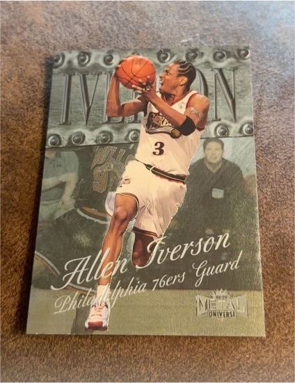 1998-99 Fleer Metal Universe #33 Allen Iverson — front