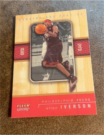 2002-03 Fleer Genuine #2 Allen Iverson — front