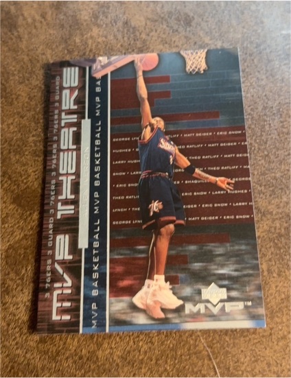 1999-00 Upper Deck MVP #M7 Allen Iverson MVP Theatre — front