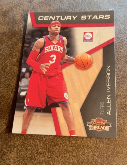 2010 Panini Threads Century Stars #2 Allen Iverson — front