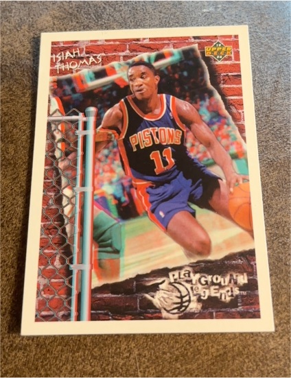 1994 Upper Deck Playground Legends #77 Isiah Thomas — front