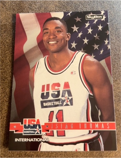 1994 Skybox USA Basketball #43 Isiah Thomas — front