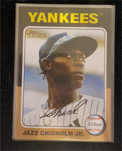2024 Topps Heritage High Number #523 Jazz Chisholm Jr. — front