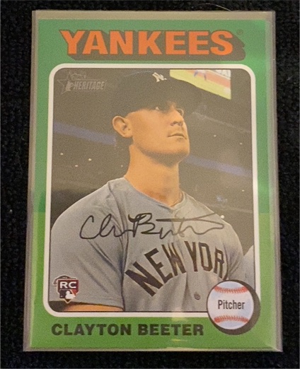 2024 Topps Heritage High Number #706 Clayton Beeter — front