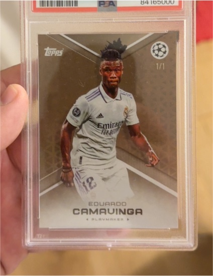 2023 Topps UEFA Champions League #1 Eduardo Camavinga — front
