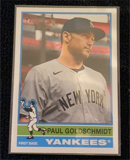 2025 Topps Heritage #382 Paul Goldschmidt — front