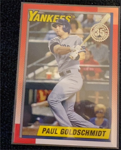 2025 Topps Series 2 - 1990 Topps Paul Goldschmidt New York Yankees #90B2-46 — front