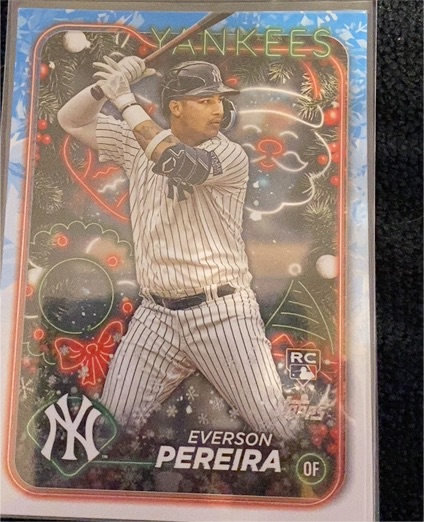 2024 Topps Holiday #H186 Everson Pereira — front