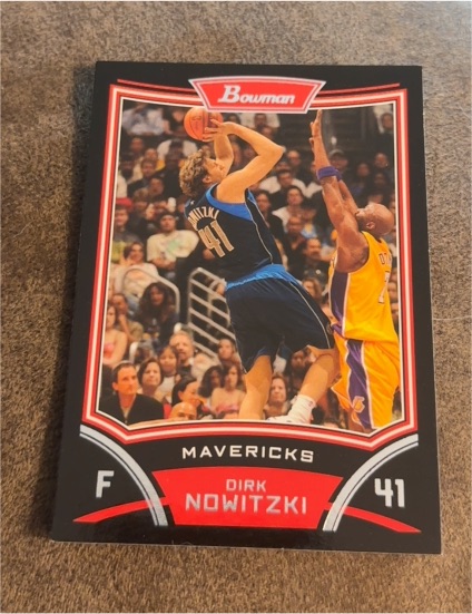 2008 Bowman #41 Dirk Nowitzki — front