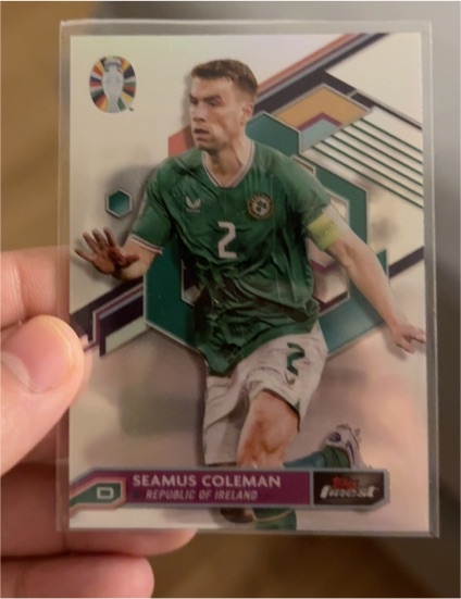 2023 Topps Finest Road to UEFA Euro 2024 #unknown Seamus Coleman — front