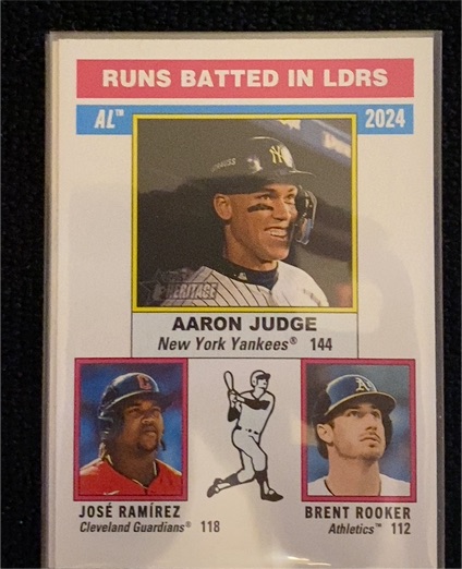 2024 Topps Heritage #144 Aaron Judge — front