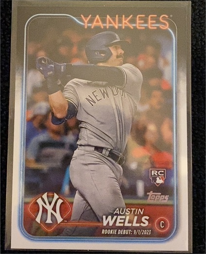 2024 Topps Update Series Rookie Debut #US325 Austin Wells — front