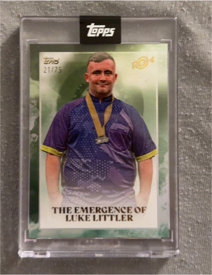 2023 Topps The Emergence of Luke Littler #21 — front