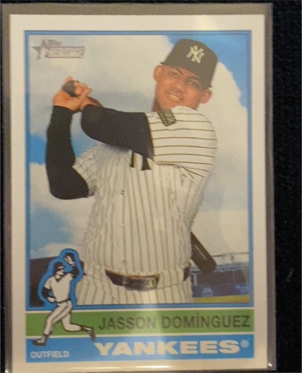 2025 Topps Heritage #453 Jasson Dominguez — front