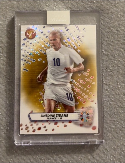 2023 Topps Pristine Road to UEFA Euro #55 Zinedine Zidane — front