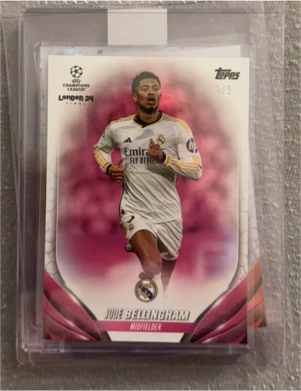 2024 Topps UEFA Champions League London Final #1/5 Jude Bellingham — front