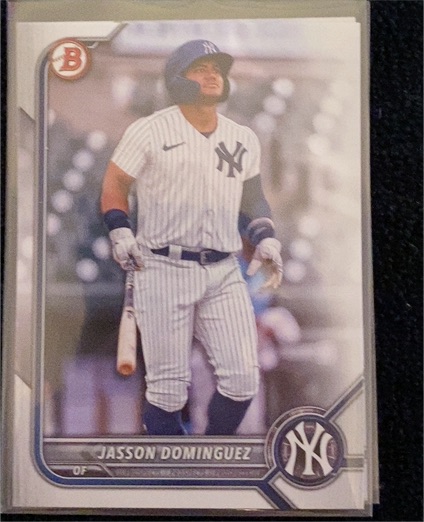 2022 Bowman Draft #BD-75 Jasson Dominguez — front