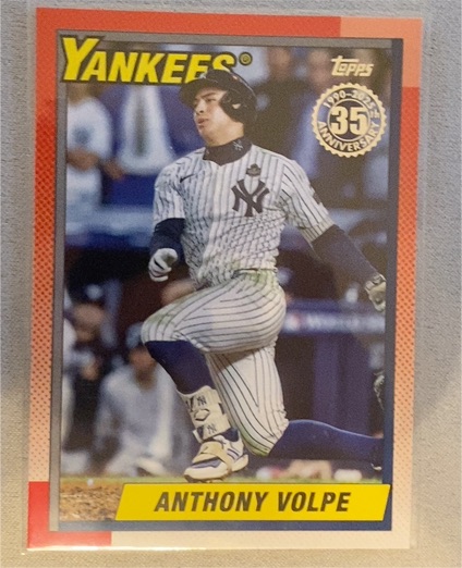 2025 Topps Series 2 #90B2-43 Anthony Volpe — front