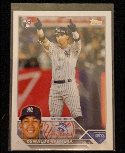 2023 Topps #487 Oswaldo Cabrera — front