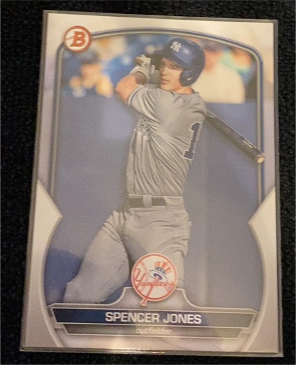 2023 Bowman Draft #BD-196 Spencer Jones — front