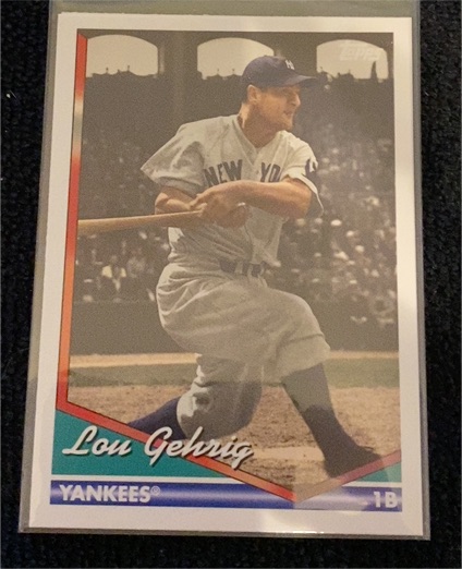2024 Topps Archives #201 Lou Gehrig — front