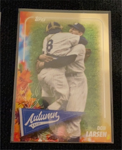 2024 Topps Update #AT-16 Don Larsen Autumn Tales — front