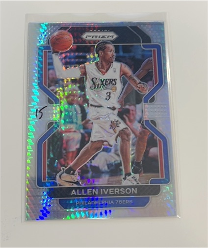 2021-22 Panini Prizm #255 Allen Iverson — front