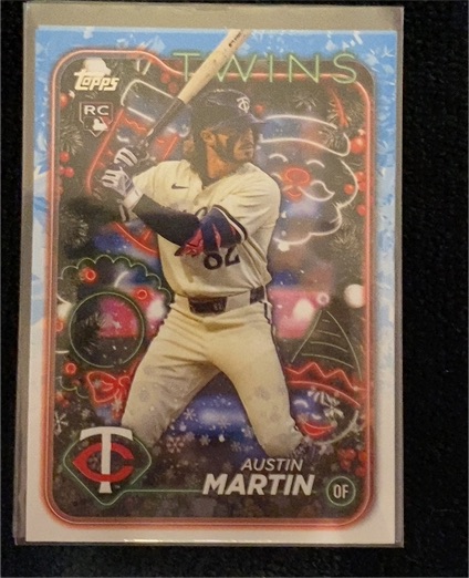 2024 Topps Holiday #H67 Austin Martin — front