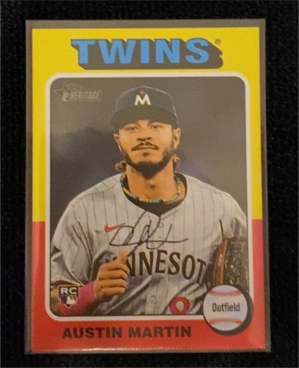 2024 Topps Heritage High Number #649 Austin Martin — front