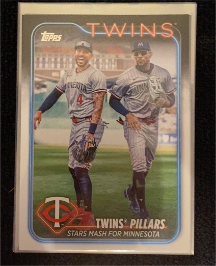 2024 Topps Update #US289 Carlos Correa Byron Buxton Twins Pillars Veteran Combos — front