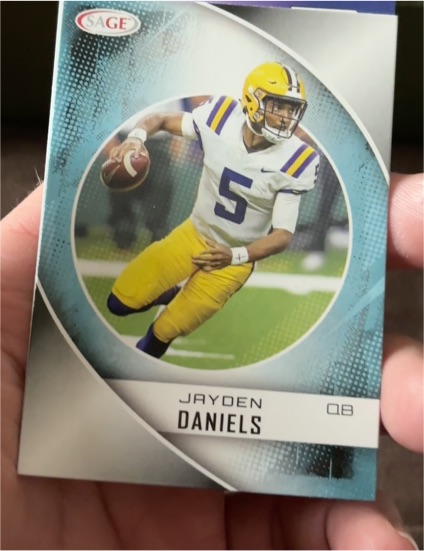 2023 SAGE Low Series #8 Jayden Daniels — front