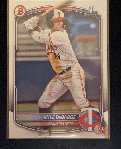 2025 Bowman #BP-139 Kyle DeBarge — front