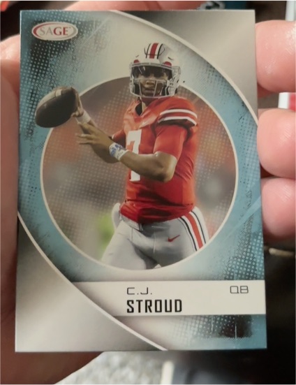 2023 SAGE Low Series #1 C.J. Stroud — front