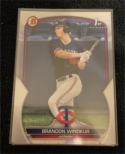 2023 Bowman Draft Prospects Paper #BD-69 Brandon Winokur — front