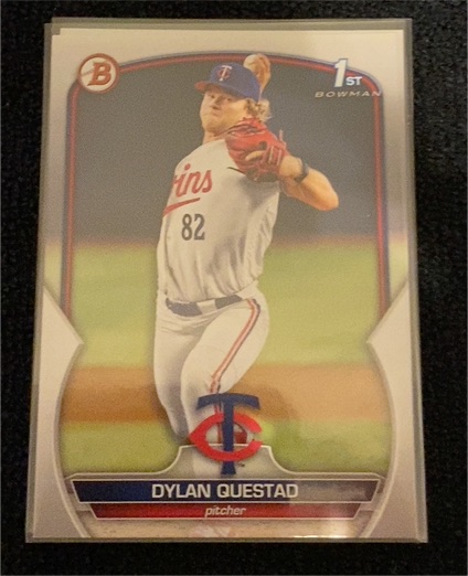 2023 Bowman Draft #BD-25 Dylan Questad — front