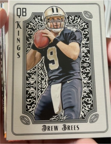 2024 Leaf QB Kings #QBK-7 Drew Brees — front