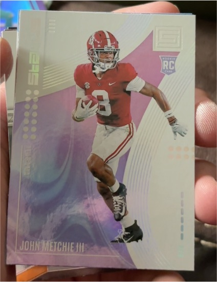 2022 Panini Chronicles Status Draft Picks #17 John Metchie III RC — front