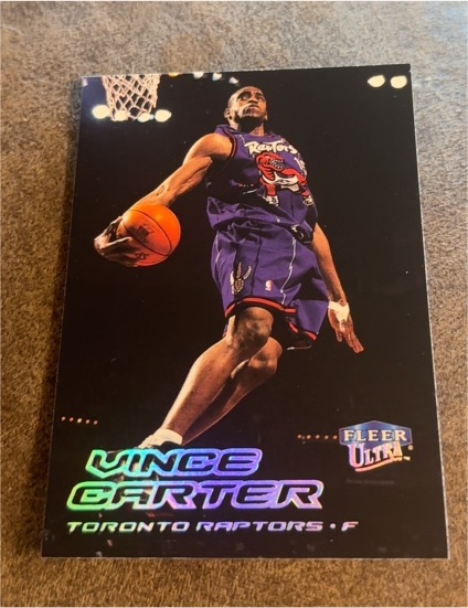 1999-00 Fleer Ultra #1 Vince Carter — front