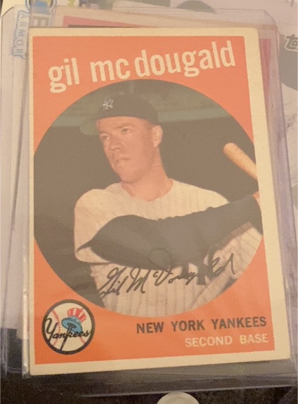 1959 Topps #345 Gil McDougald — front