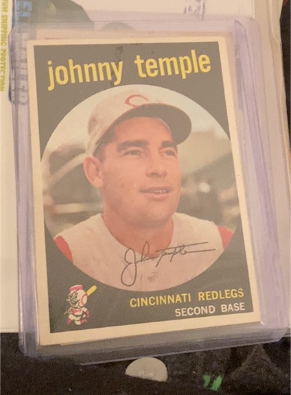 1959 Topps #335 Johnny Temple — front