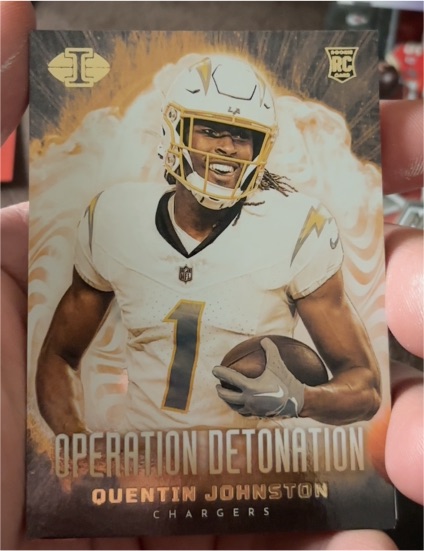 2023 Panini Illusions Operation Detonation #23 Quentin Johnston — front