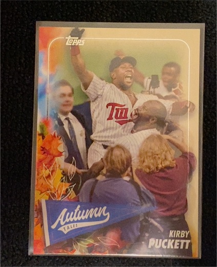 2024 Topps Update #AT-15 Kirby Puckett Autumn Tales — front