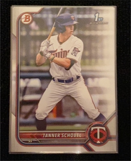 2022 Bowman Draft #BDC-28 Tanner Schobel — front