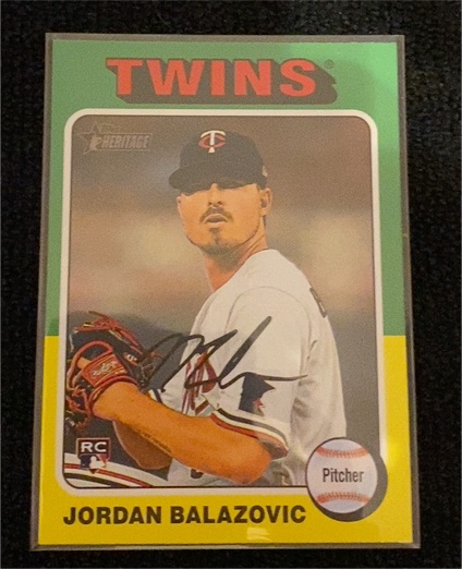 2024 Topps Heritage High Number #680 Jordan Balazovic — front