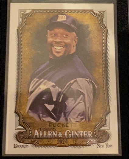 2024 Topps Allen & Ginter #153 Kirby Puckett — front